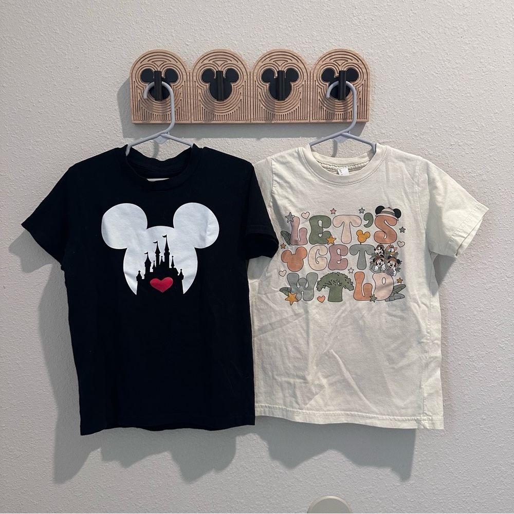 Kids' Mickey Mouse Graphic T-Shirts - Black & White